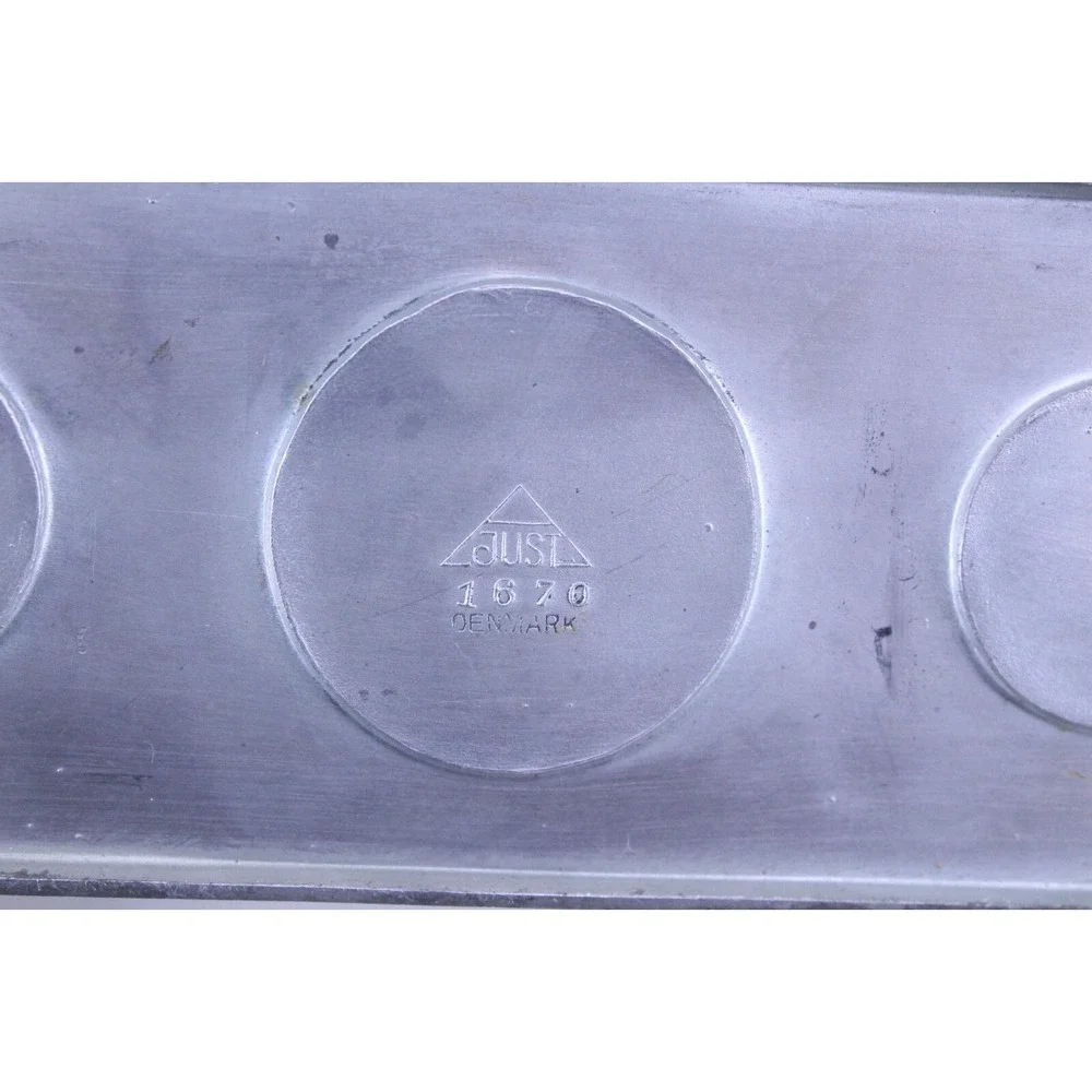 Rare Just Anderson Danish Pewter Table Setting - a‎ Set of 4 Pieces